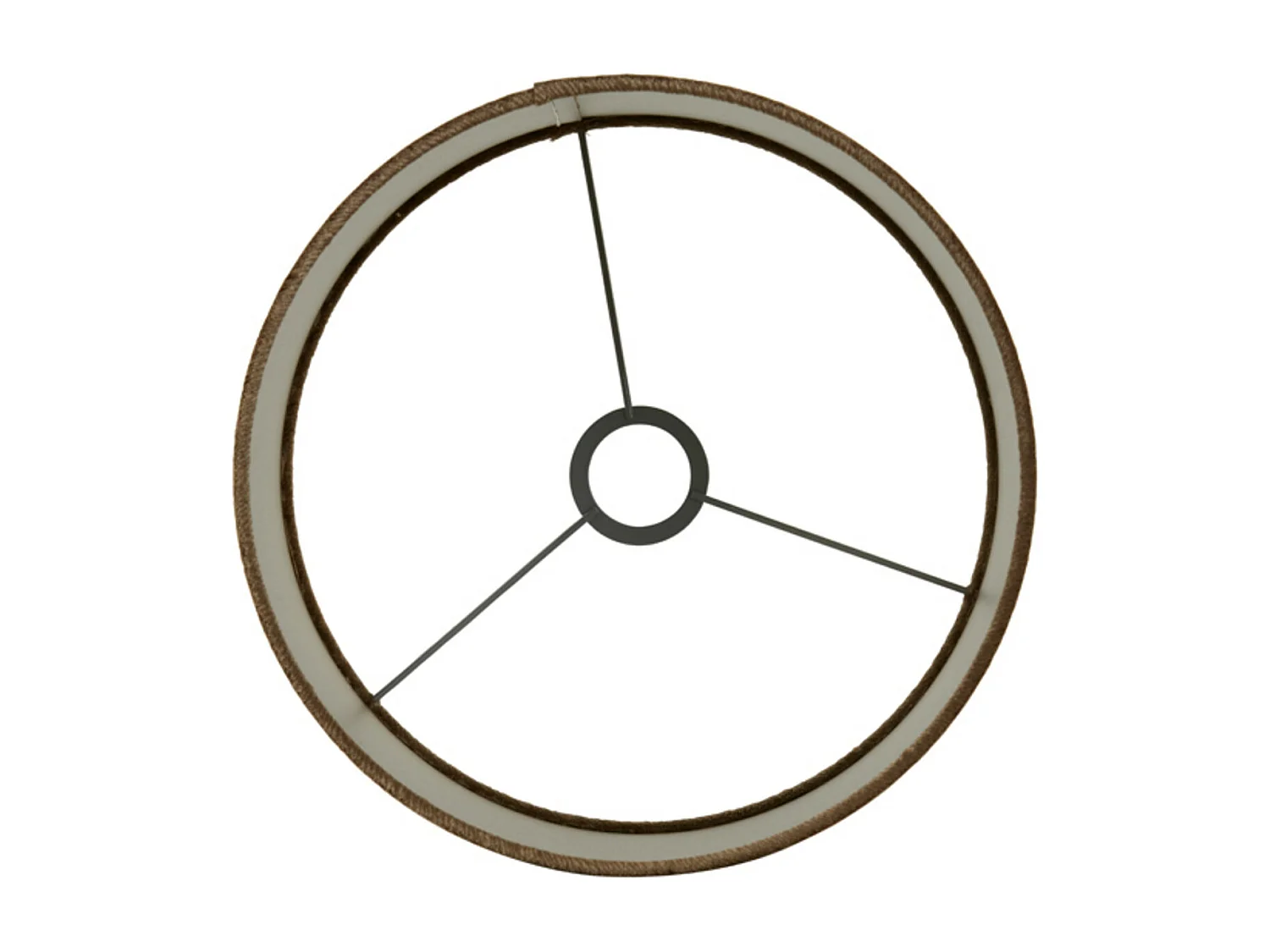 Lampenschirm LUBIS - Ø25x18cm - Braun