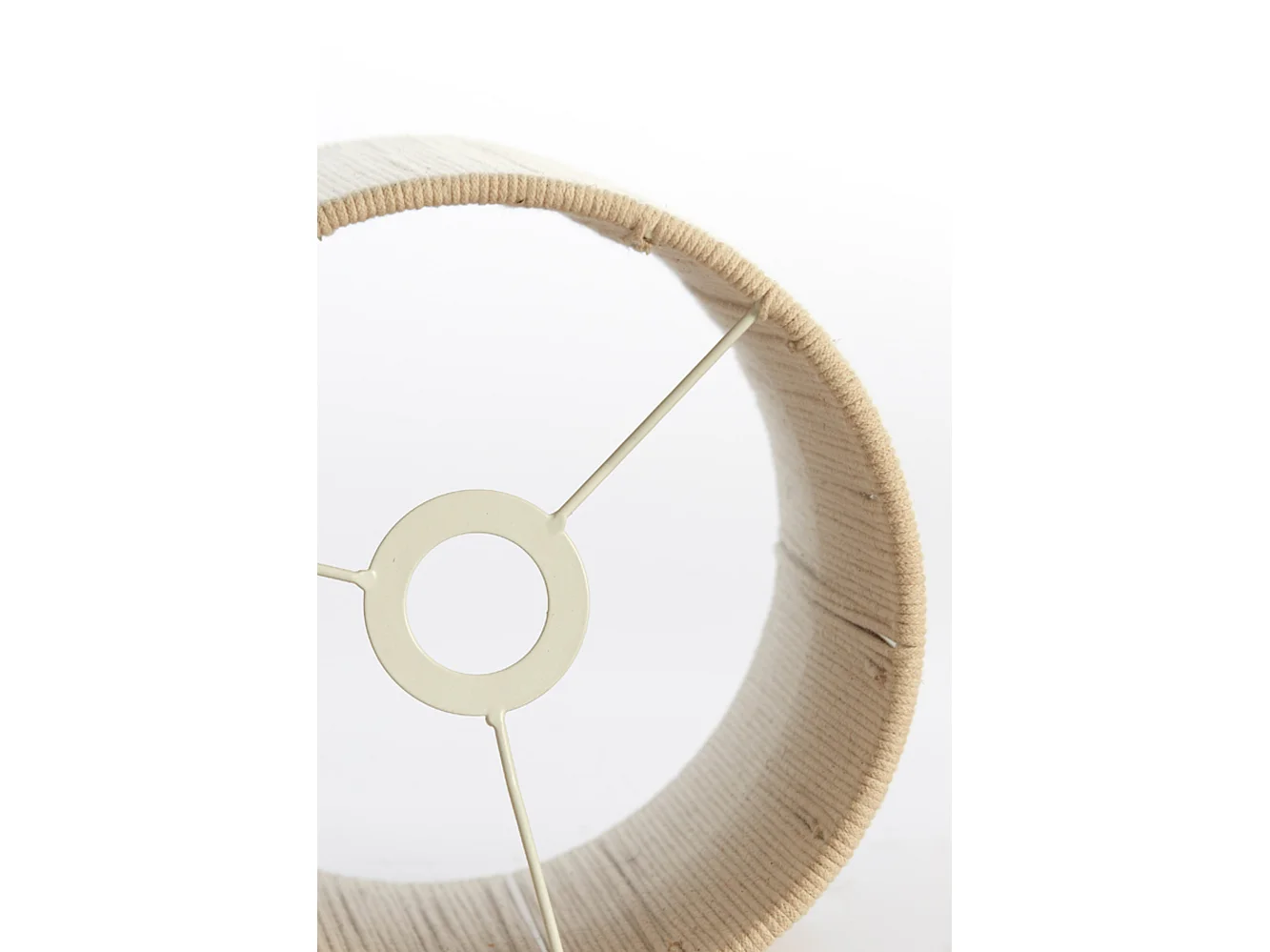 Abat-jour MEDAN - Ø25x36cm - Blanc