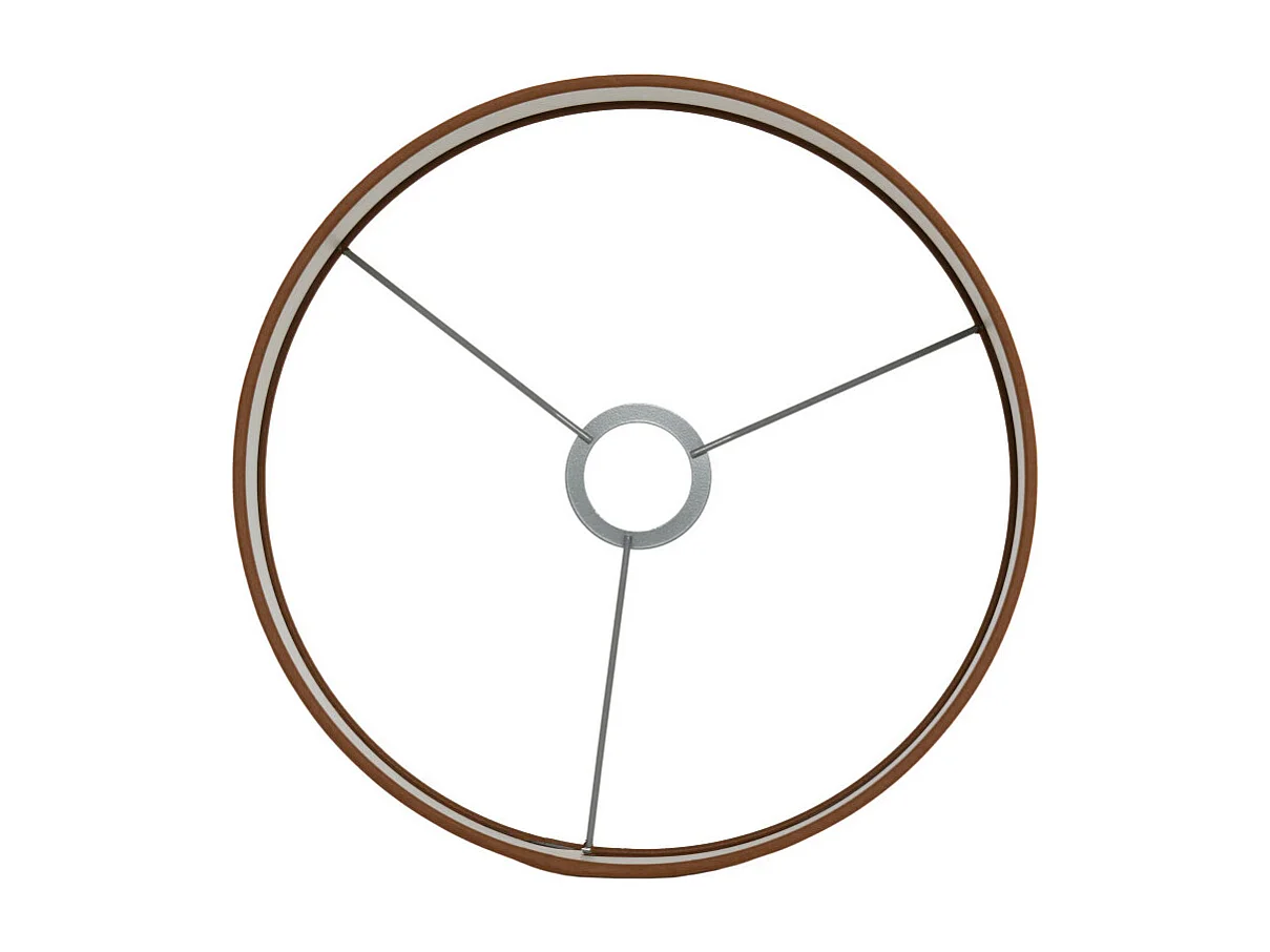 Lampenkap PENNY - Ø30x21cm - Bruin