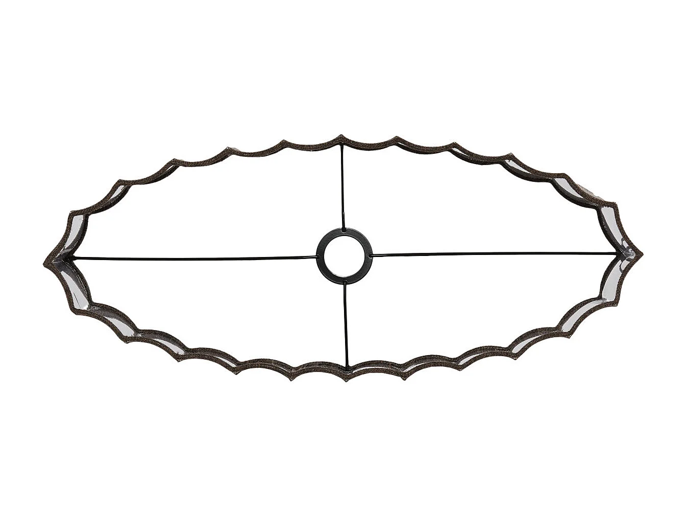 Abat-jour DISLI - 58x24x27cm - Marron