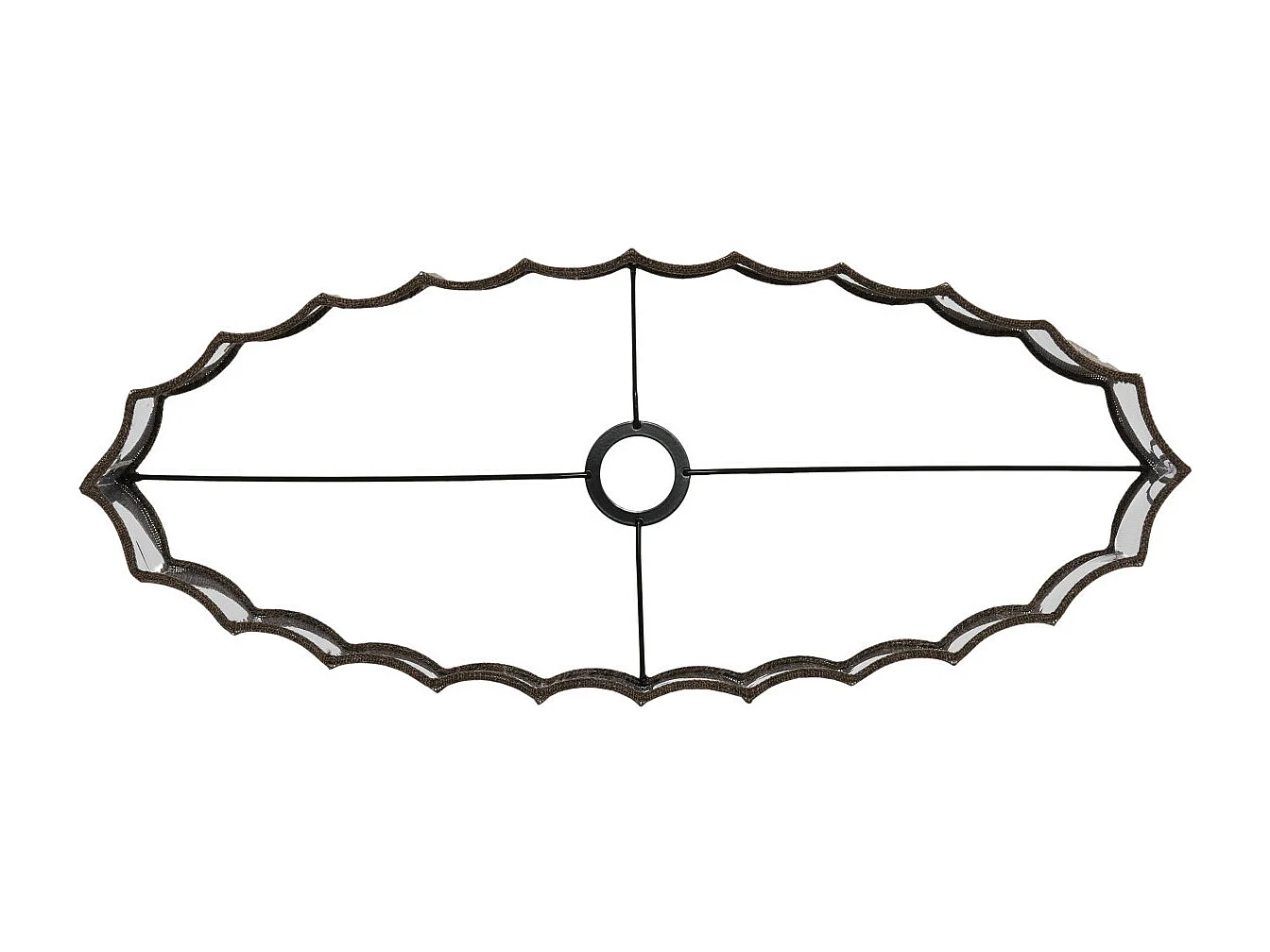 Abat-jour DISLI - 58x24x27cm - Marron