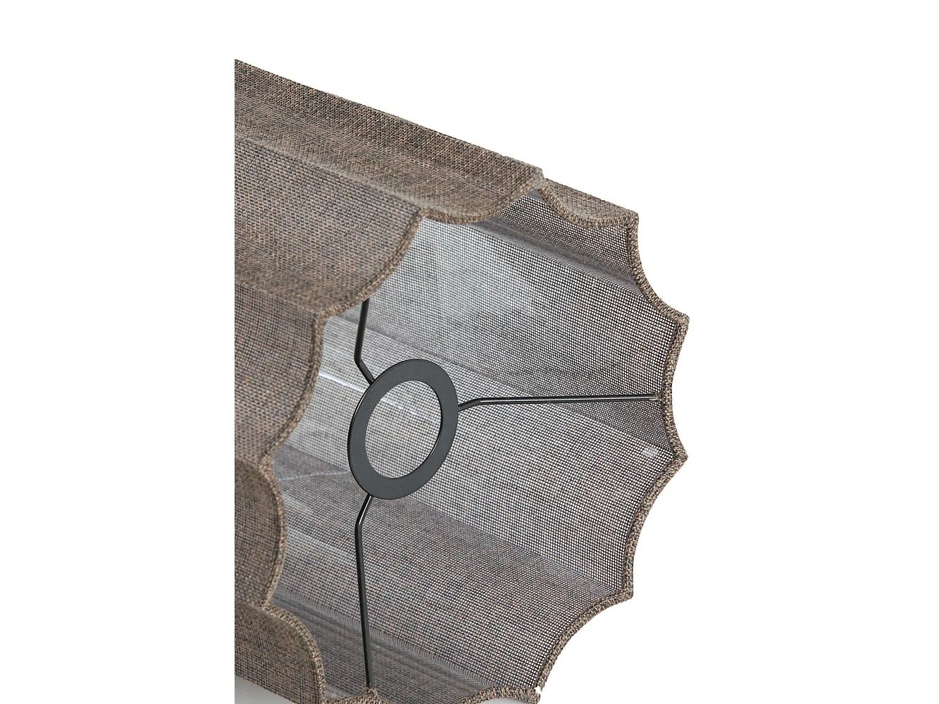 Abat-jour DISLI - Ø24x35cm - Marron