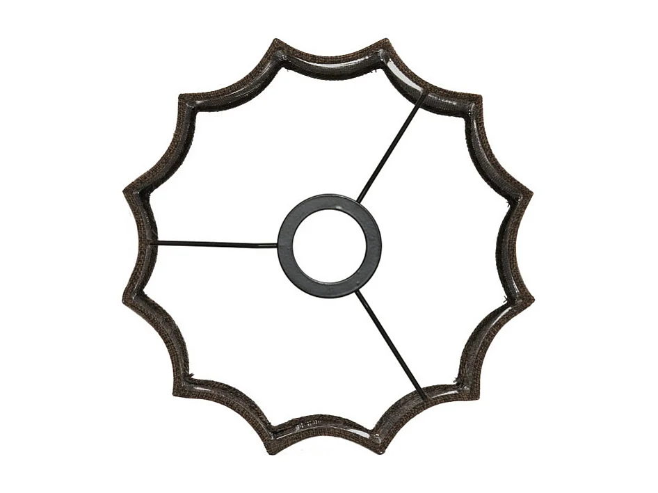 Abat-jour DISLI - Ø24x35cm - Marron