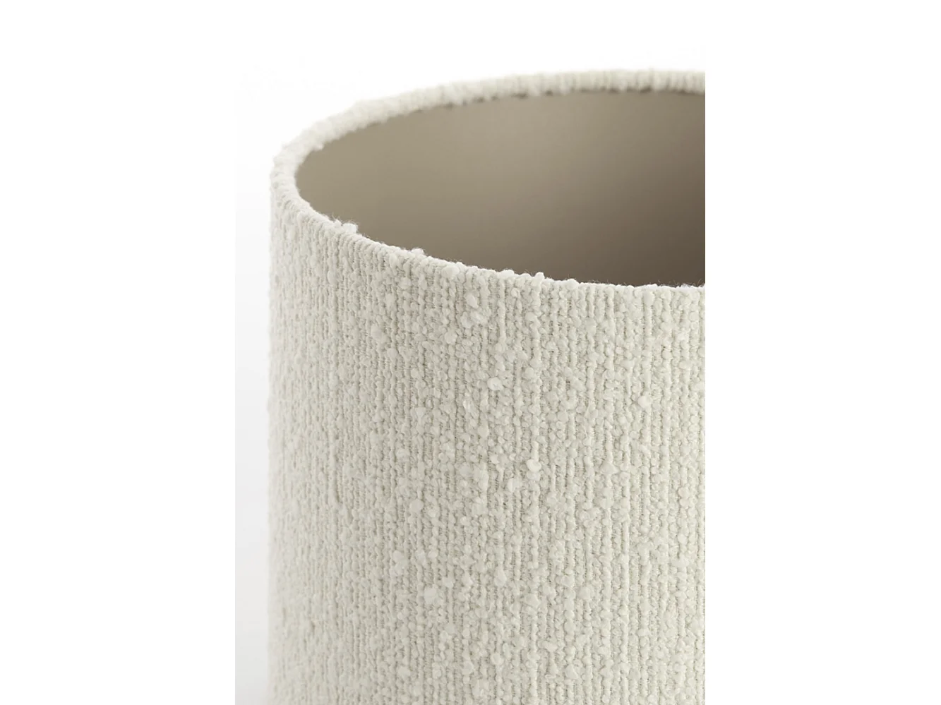 Lampenschirm BOLERO - Ø25x18cm - Weiß