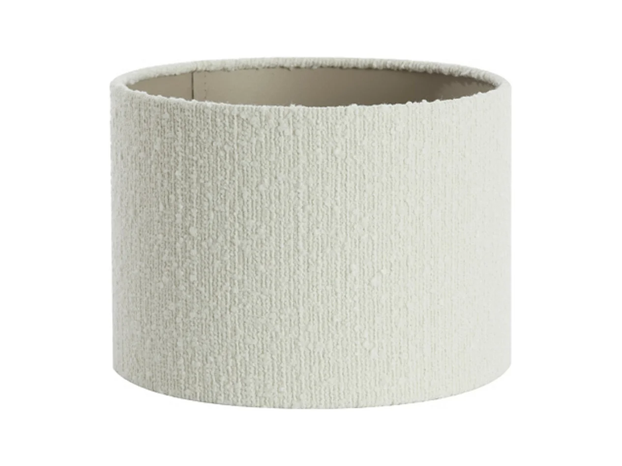 Abat-jour BOLERO - Ø25x18cm - Blanc