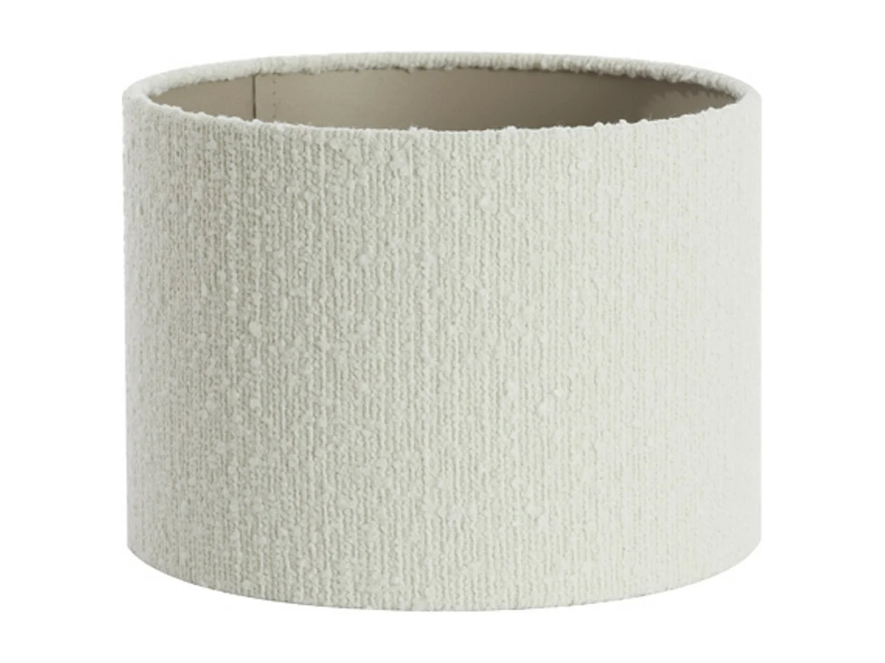 Abat-jour BOLERO - Ø25x18cm - Blanc