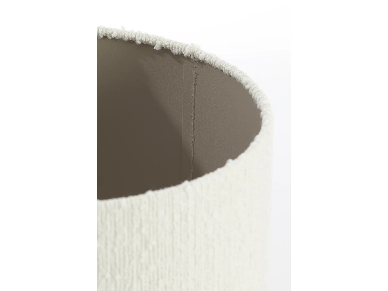 Abat-jour BOLERO - Ø25x18cm - Blanc