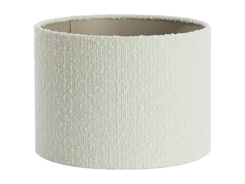 Abat-jour BOLERO - Ø25x18cm - Blanc