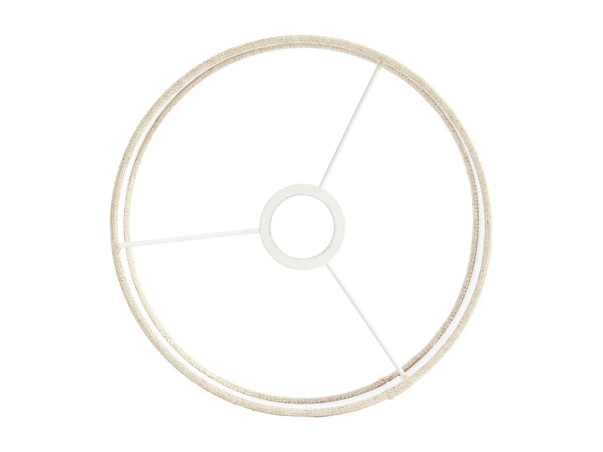 Abat-jour LIVIGNO - Ø25x18cm - Marron