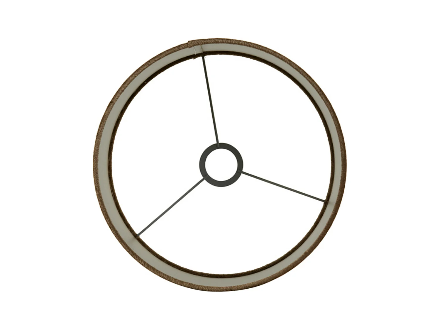 Lampenschirm LUBIS - Ø20x15cm - Braun