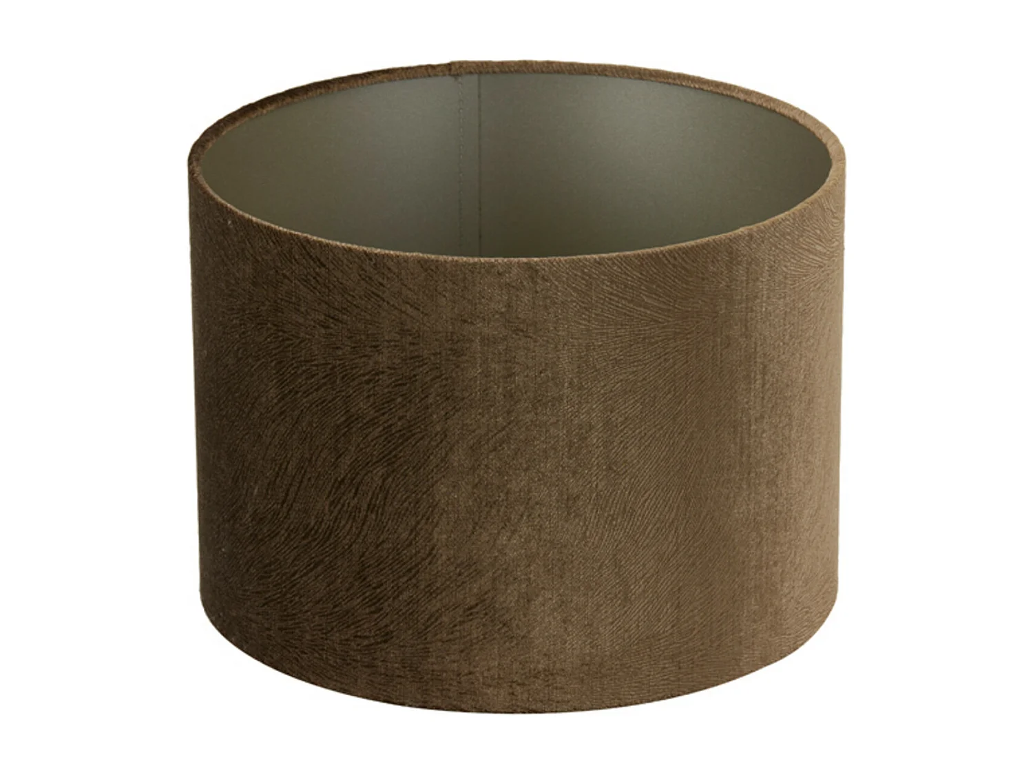 Abat-jour LUBIS - Ø20x15cm - Marron