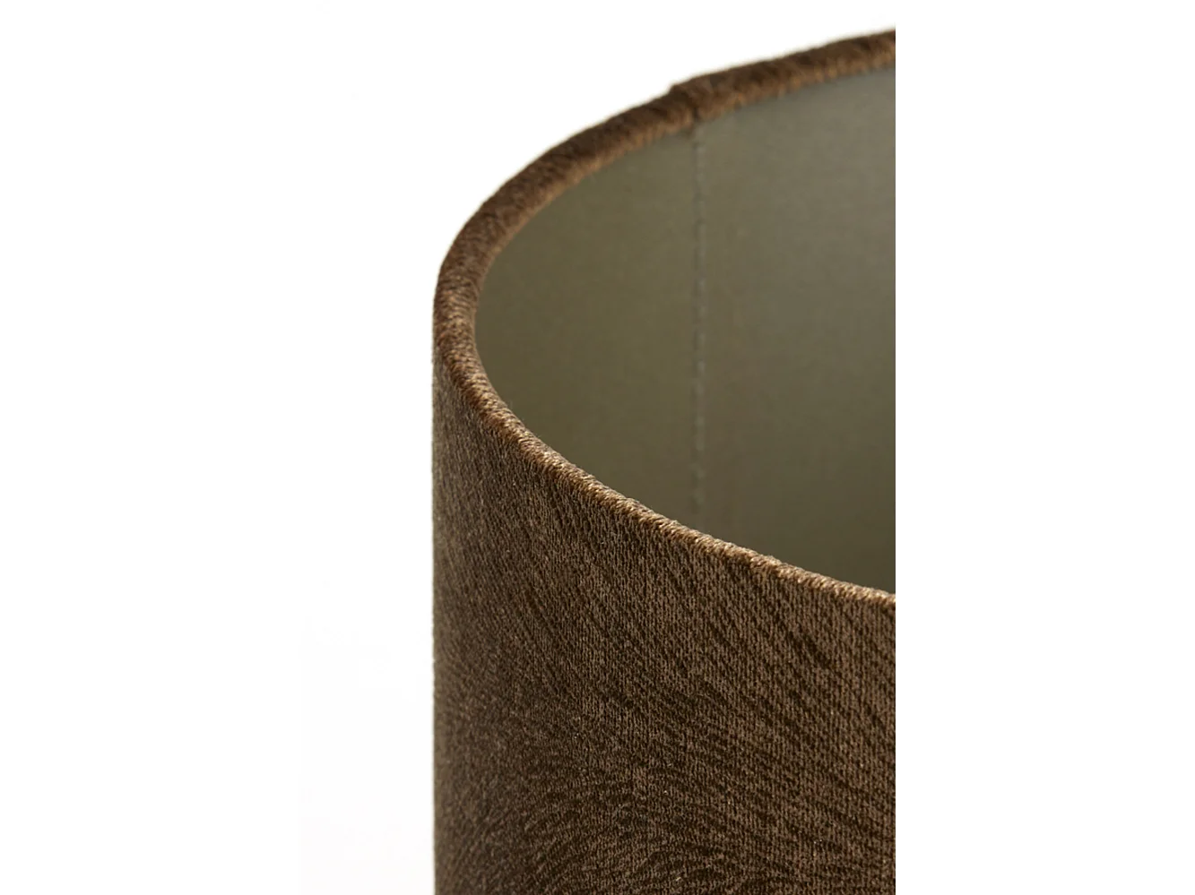 Abat-jour LUBIS - Ø20x15cm - Marron