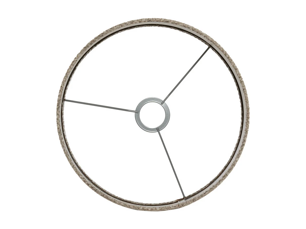 Abat-jour BRANDY - Ø30x21cm - Marron