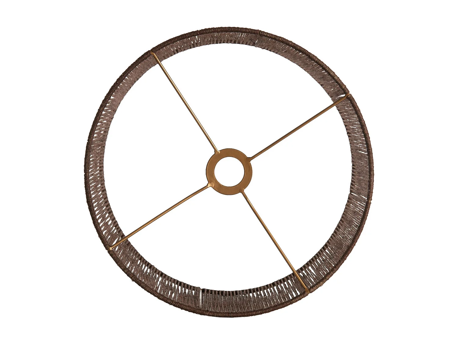 Abat-jour TOSSA - Ø40x30cm - Marron