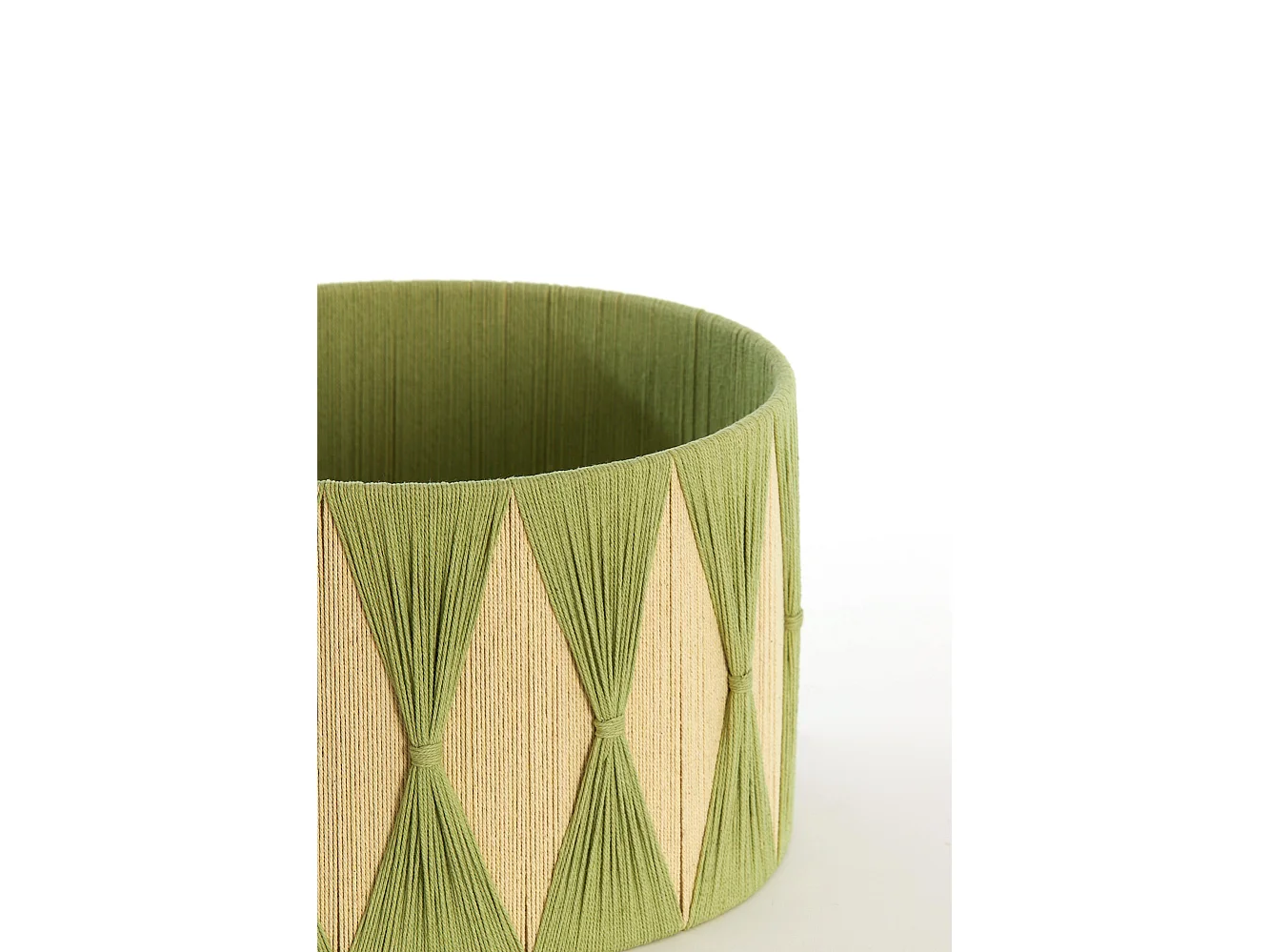 Lampenschirm HANNAH - Ø30x21cm - Grün