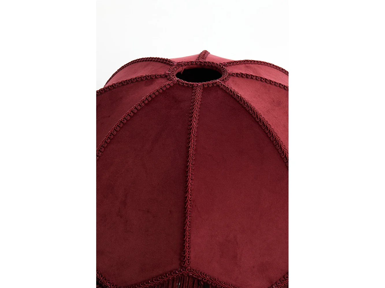 Abat-jour MALACIA - Ø45x35,5cm - Rouge