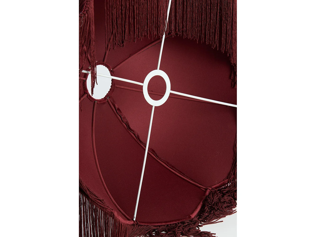 Abat-jour MALACIA - Ø45x35,5cm - Rouge