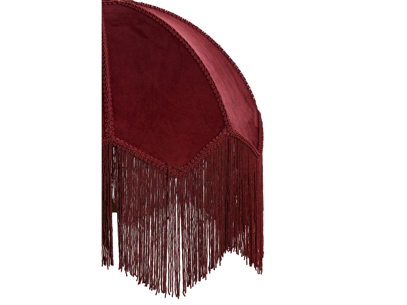 Abat-jour MALACIA - Ø45x35,5cm - Rouge