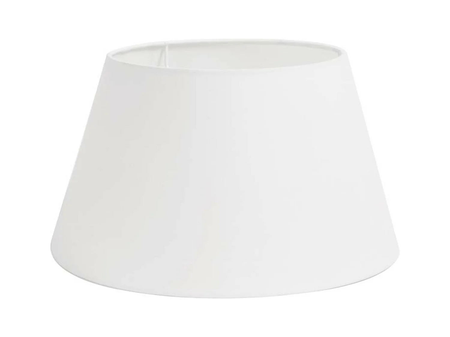 Abat-jour POLYCOTON - 25x18x14cm - Blanc