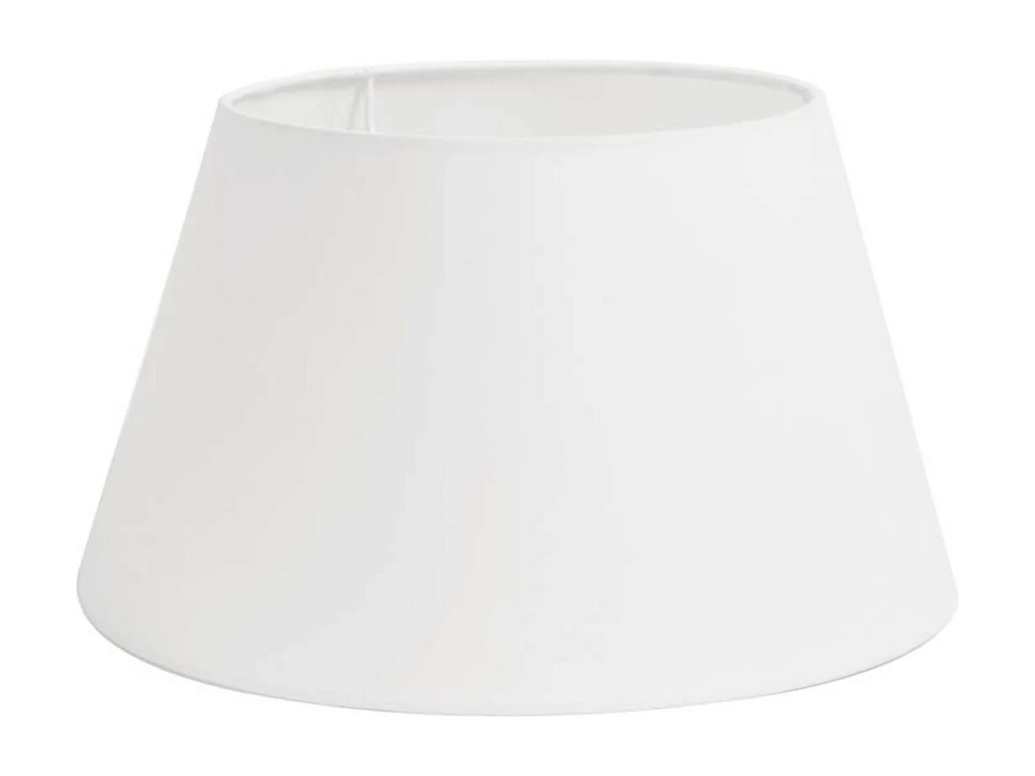 Abat-jour POLYCOTON - 25x18x14cm - Blanc