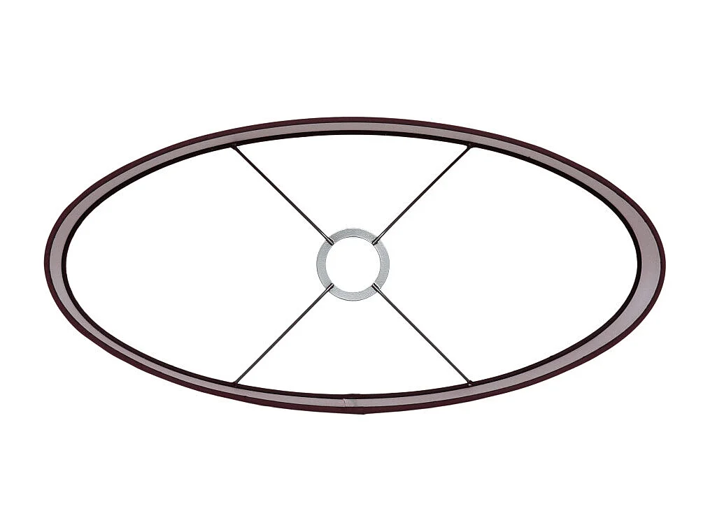 Abat-jour IMANI - 45x21x32cm - Rouge