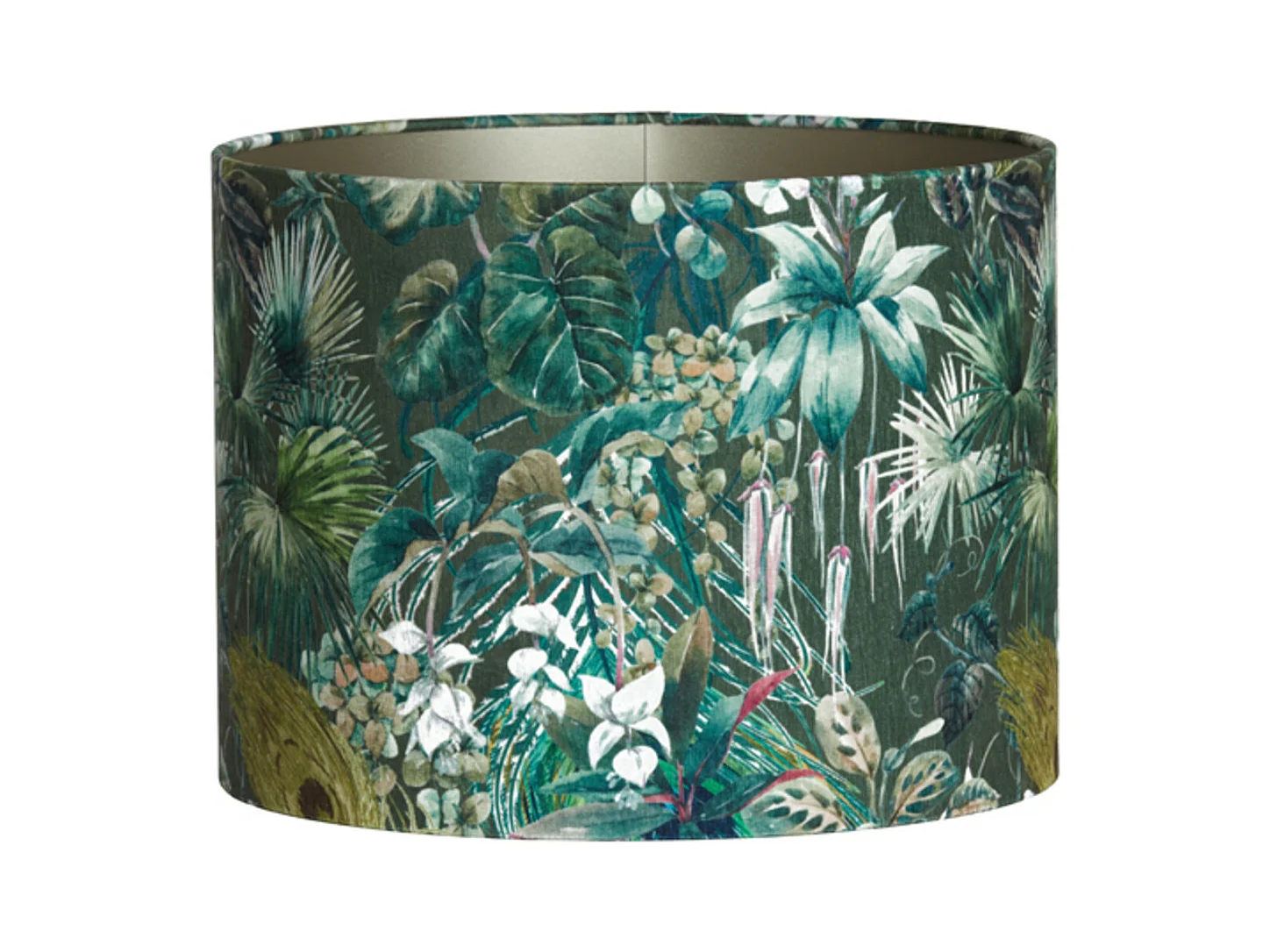 Abat-jour XENIA FLORA - Ø40x30cm - Vert