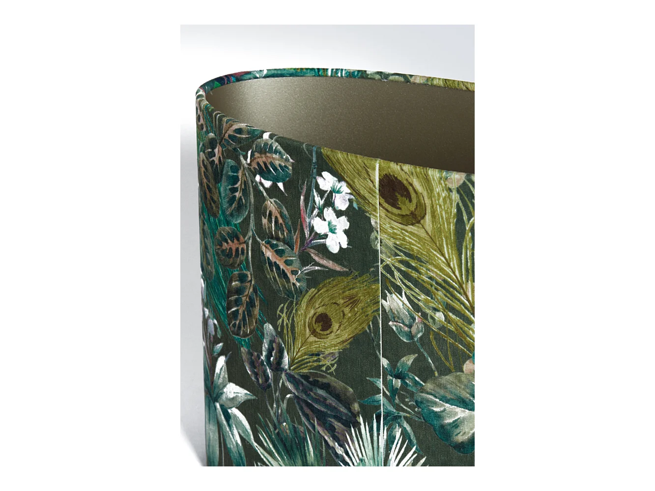 Lampenschirm XENIA FLORA - 30x15x25cm - Grün