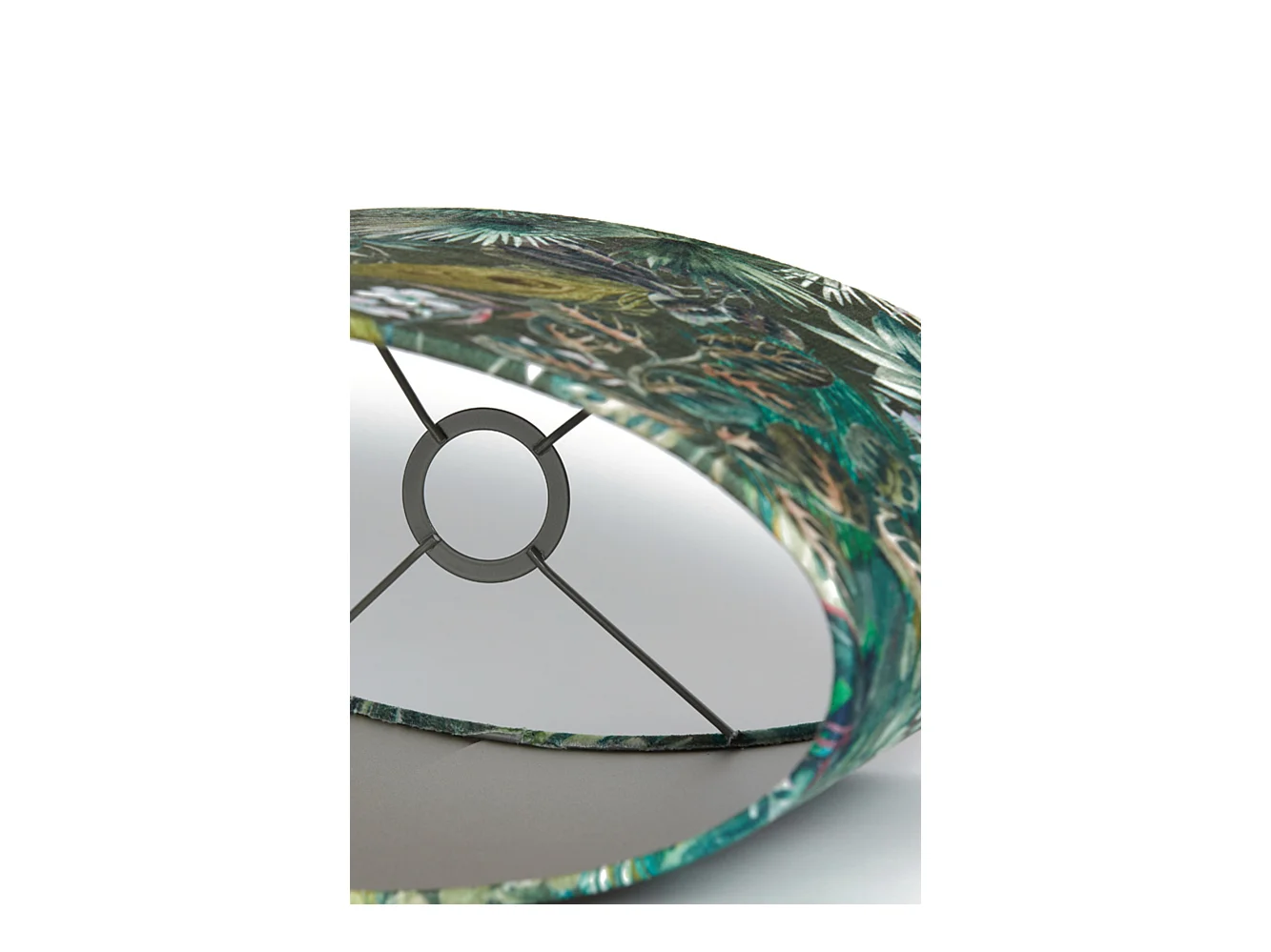 Lampenschirm XENIA FLORA - 30x15x25cm - Grün