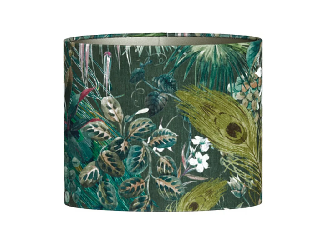 Abat-jour XENIA FLORA - 30x15x25cm - Vert