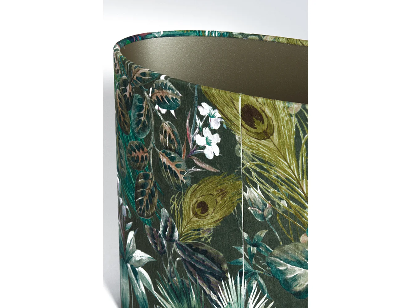 Abat-jour XENIA FLORA - 30x15x25cm - Vert