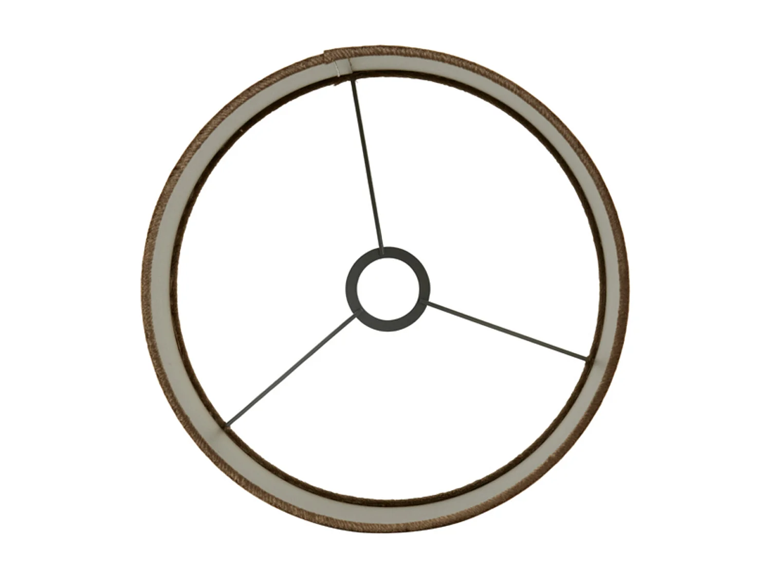 Pantalla LUBIS - Ø30x21cm - Marrón