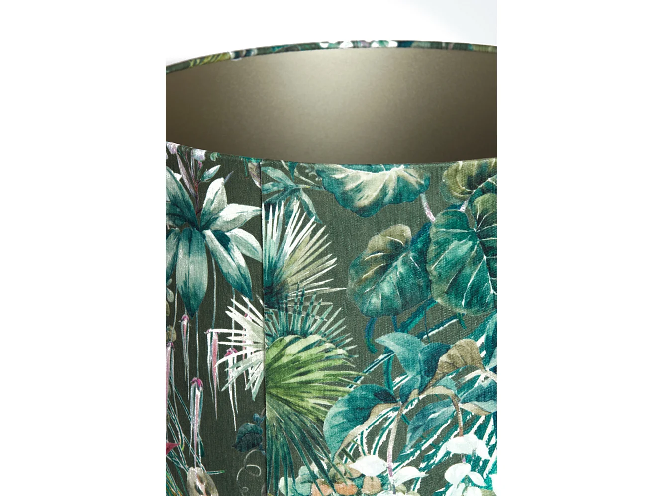 Lampenschirm XENIA FLORA - Ø25x18cm - Grün