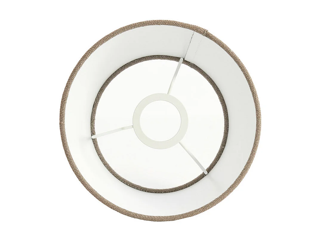 Lampenkap LIVIGNO - 20x15x13cm - Bruin