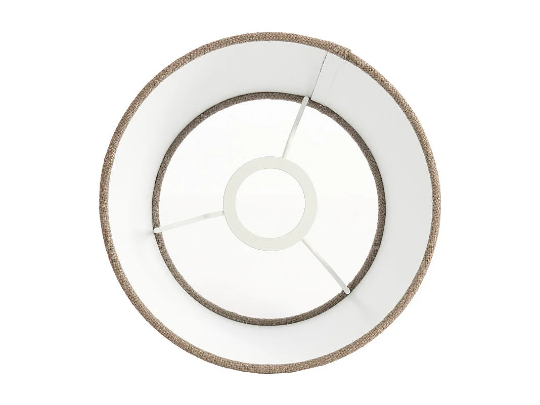 Lampenkap LIVIGNO - 20x15x13cm - Bruin