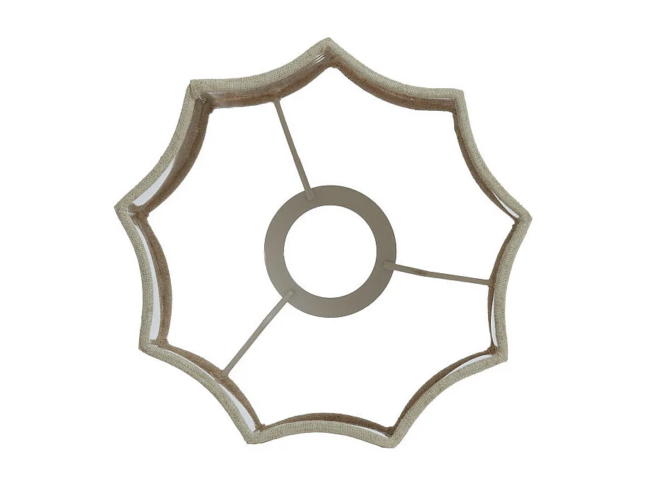 Abat-jour DISLI - Ø18x25cm - Marron