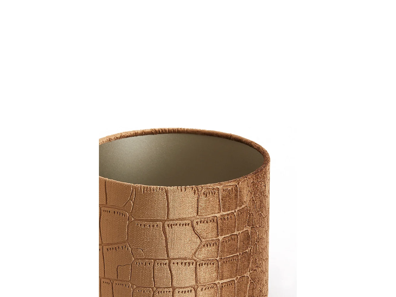 Abat-jour PRAYA - Ø20x15cm - Marron