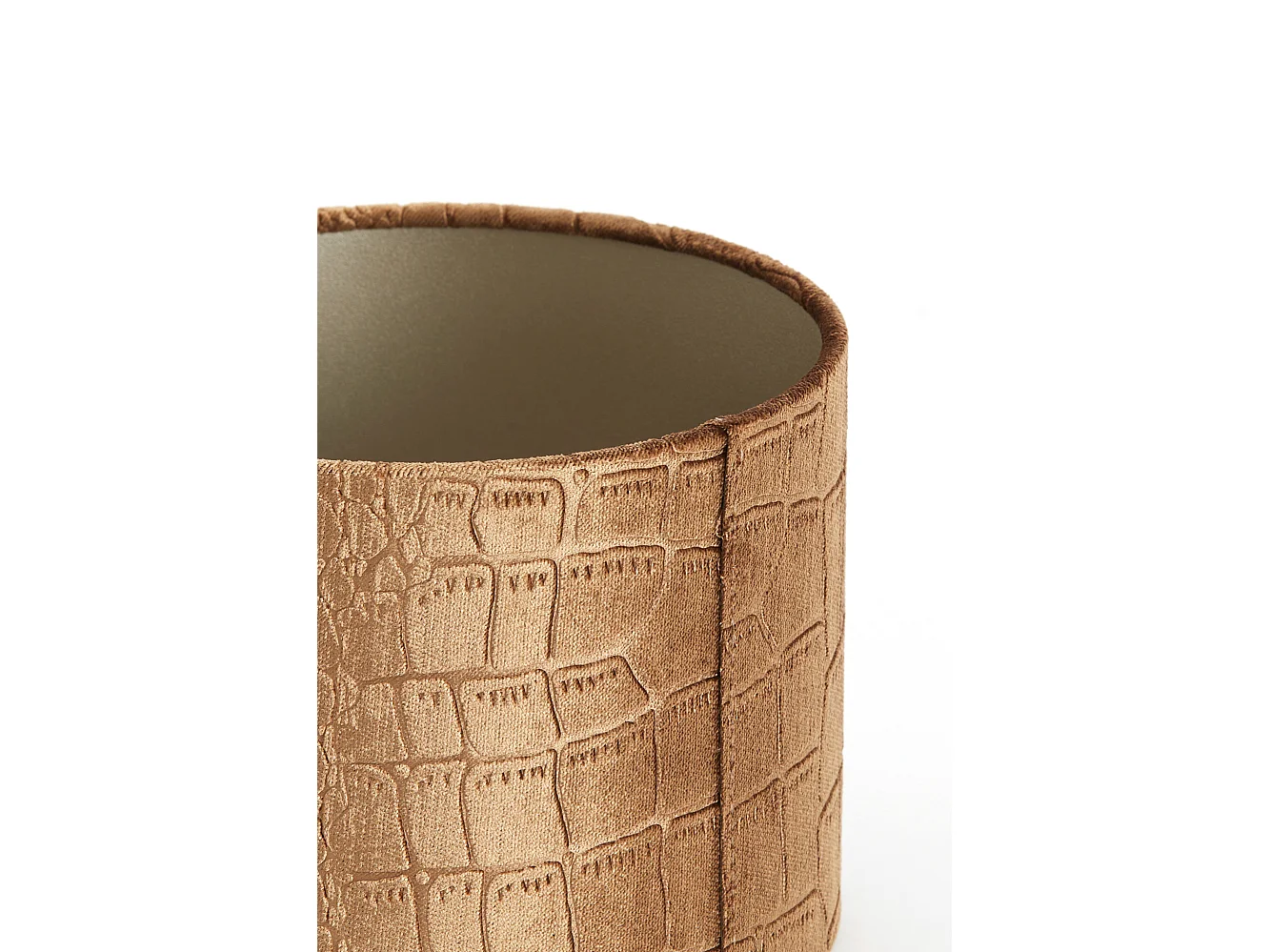 Abat-jour PRAYA - Ø20x15cm - Marron