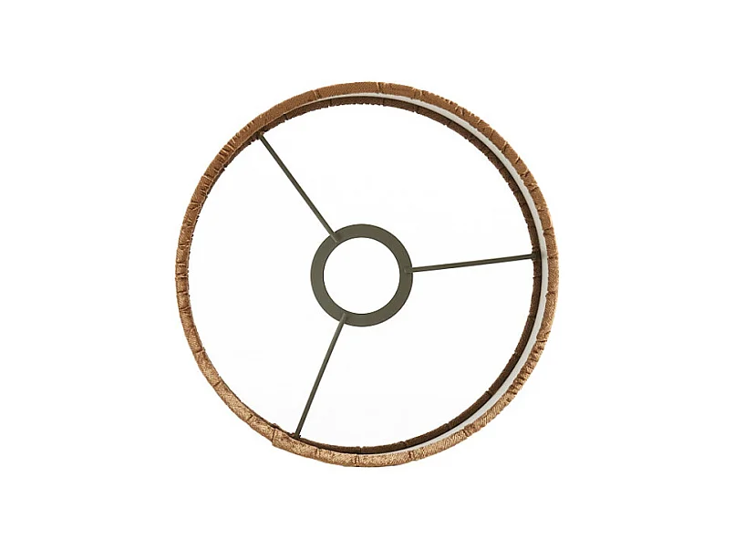 Lampenschirm PRAYA - Ø20x15cm - Braun