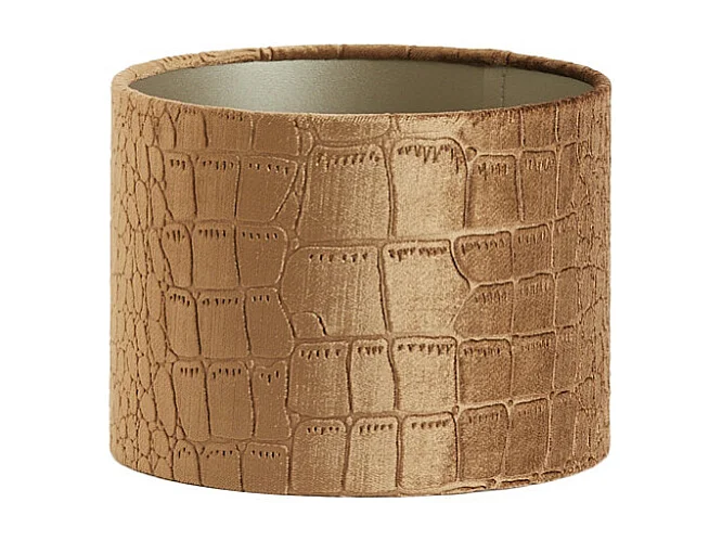 Abat-jour PRAYA - Ø20x15cm - Marron