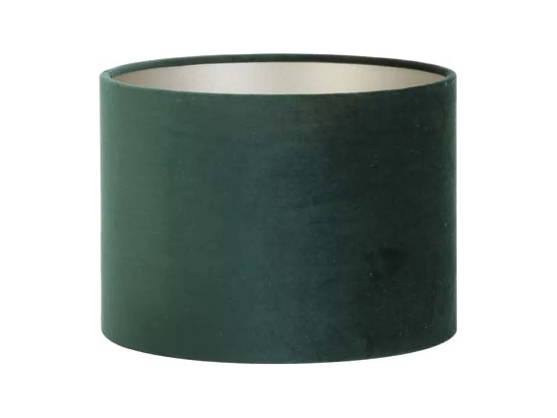 Abat-jour VELOURS - Ø25x18cm - Vert