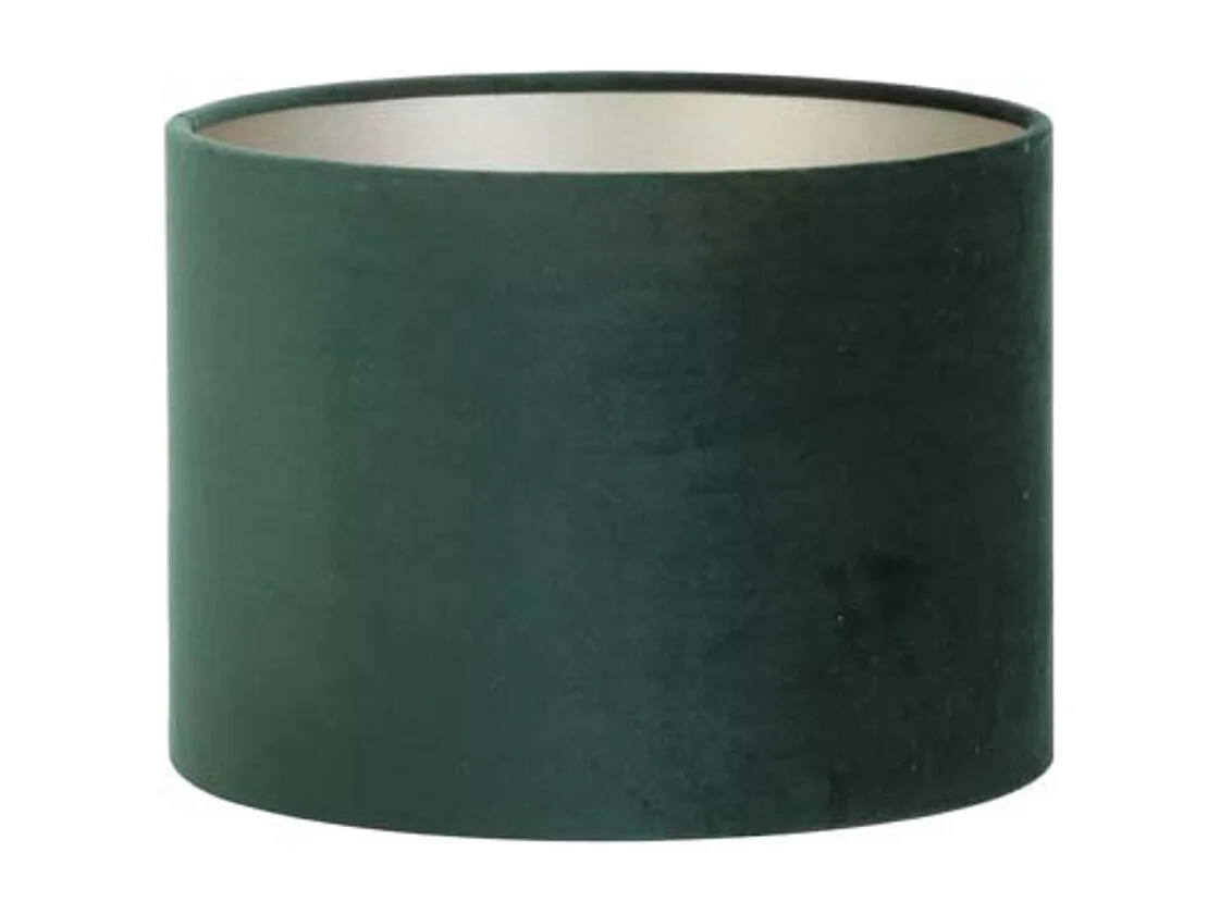 Abat-jour VELOURS - Ø25x18cm - Vert
