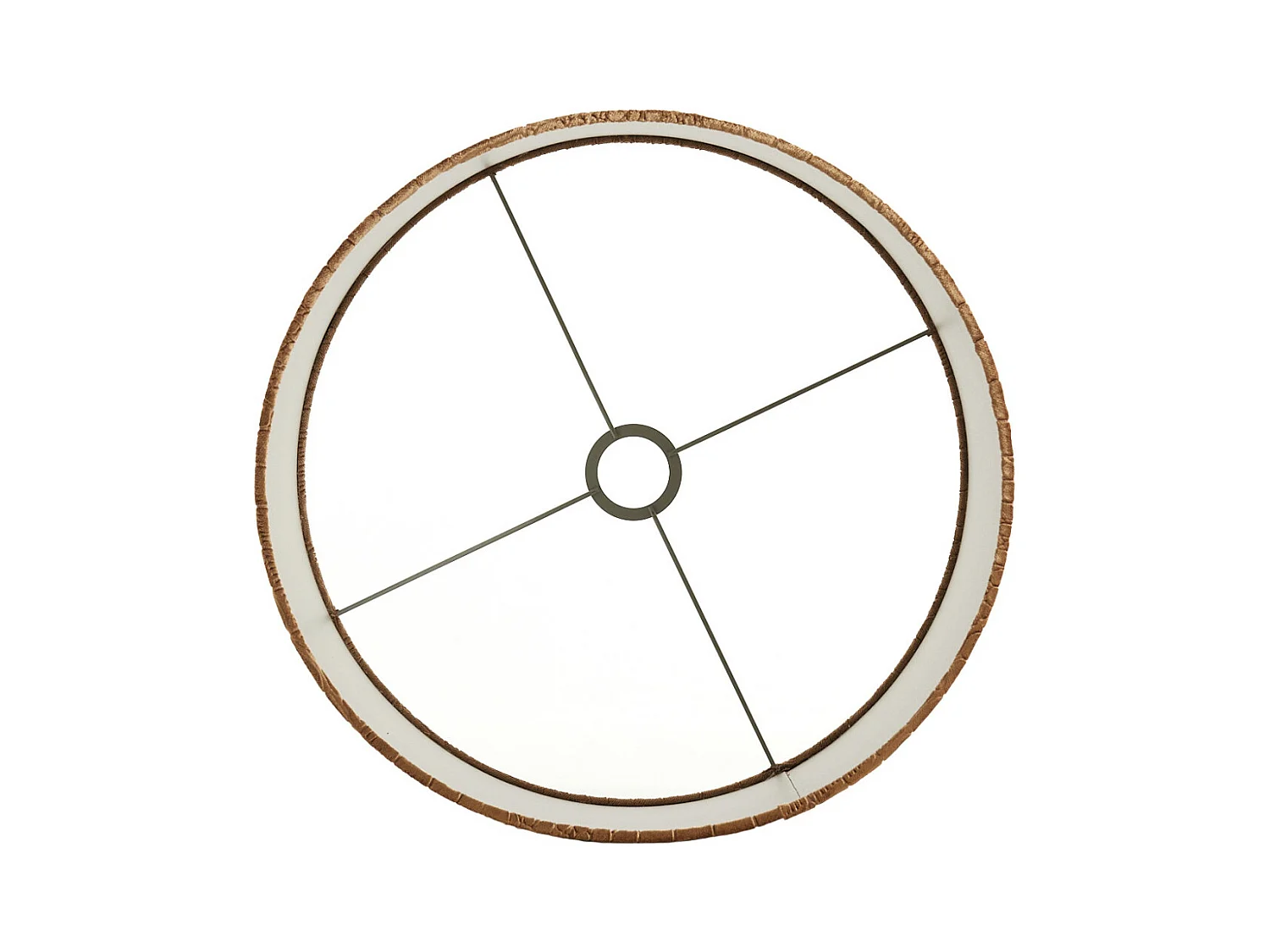 Lampenschirm PRAYA - Ø40x30cm - Braun