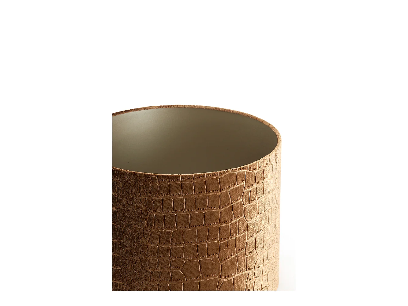 Lampenschirm PRAYA - Ø40x30cm - Braun