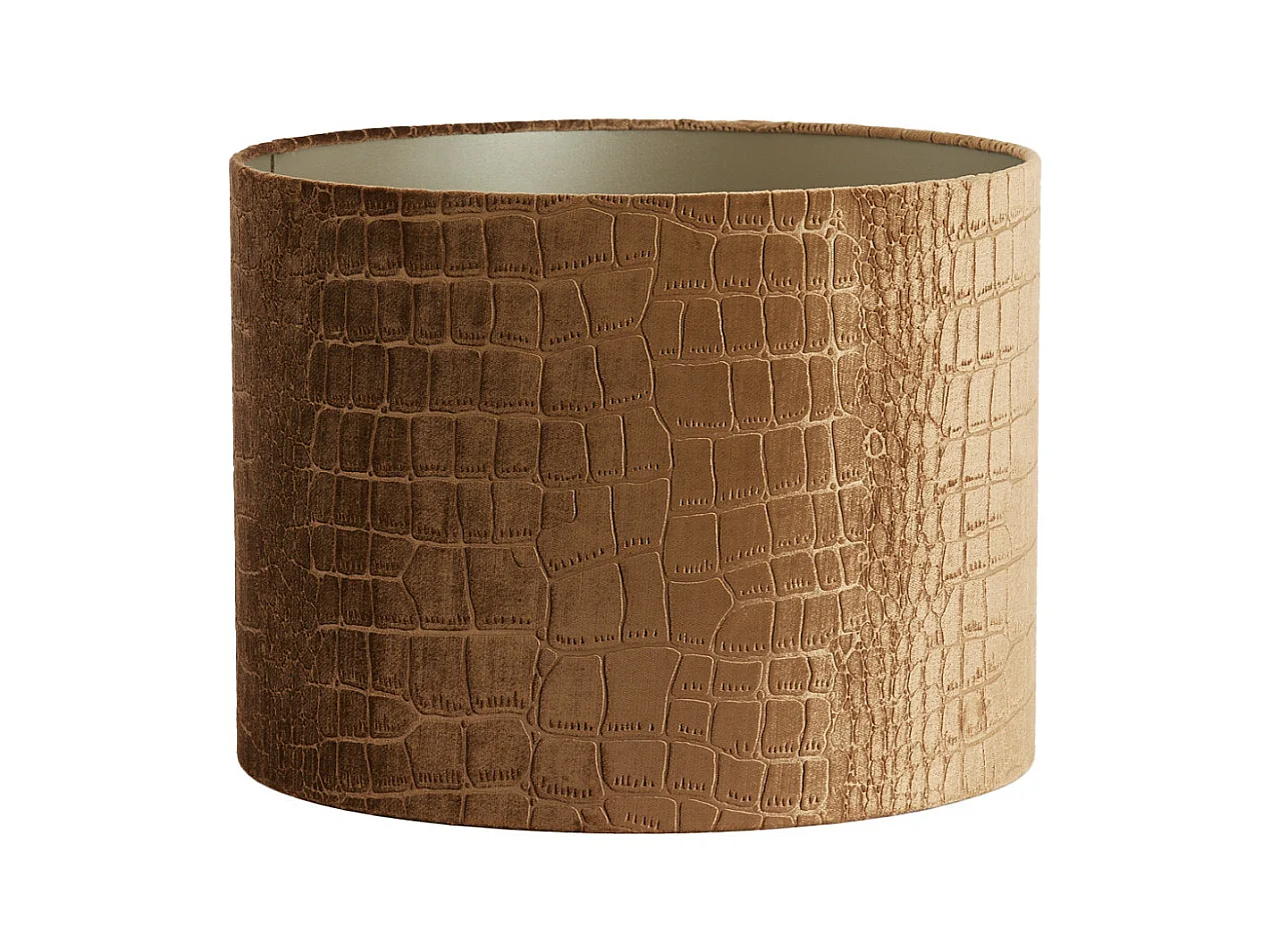 Abat-jour PRAYA - Ø40x30cm - Marron