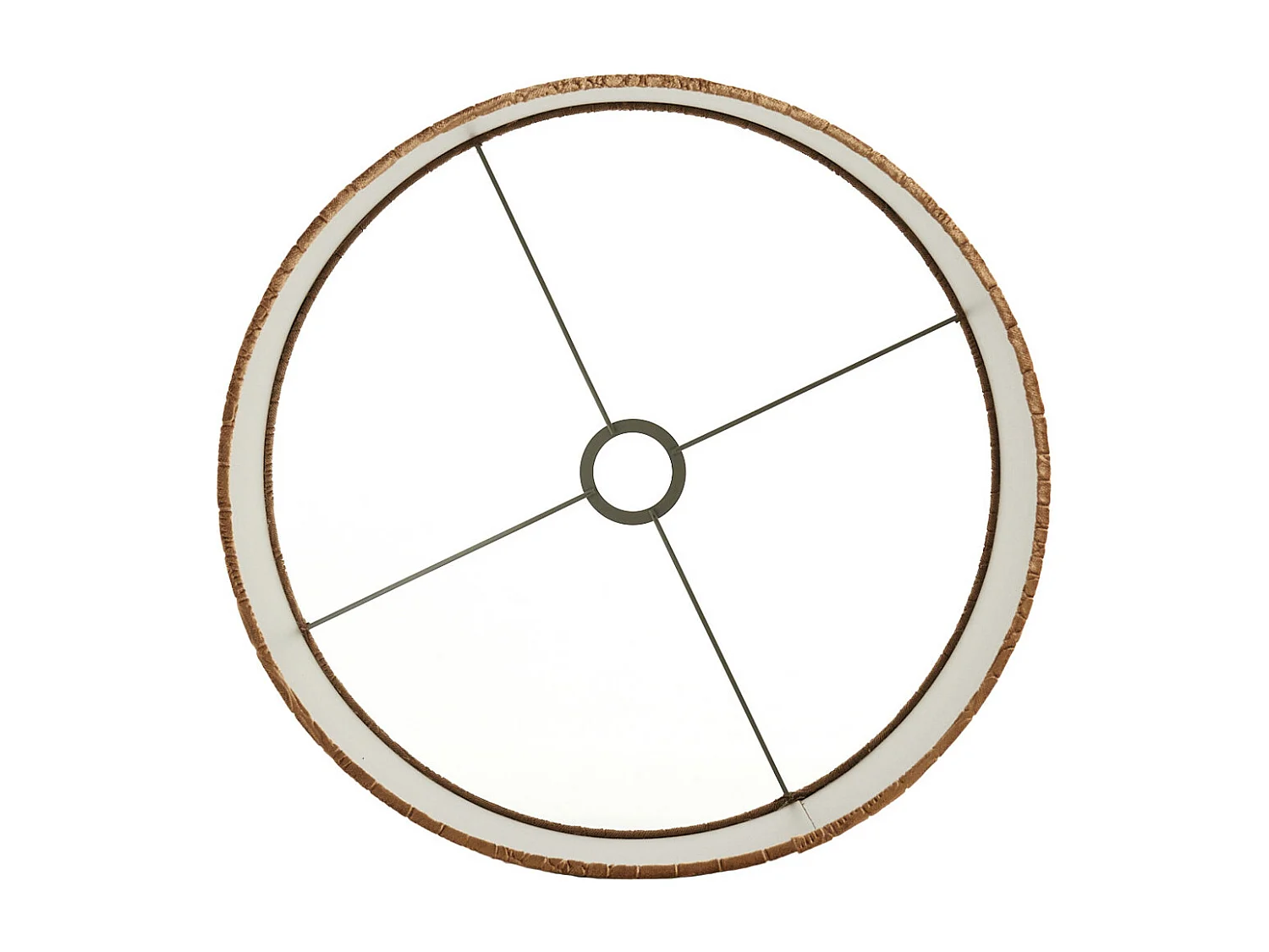 Pantalla PRAYA - Ø40x30cm - Marrón