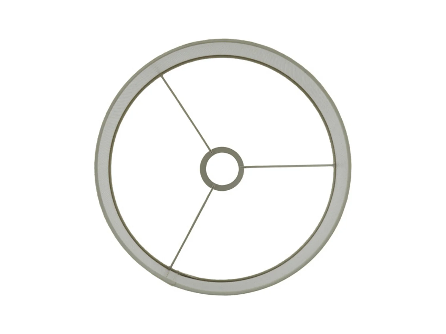 Abat-jour BRESKA - Ø40x30cm - Blanc