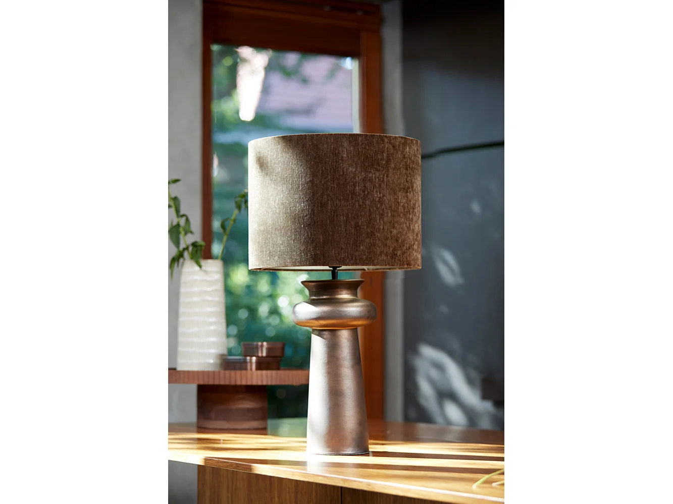 Abat-jour BAYOU - Ø40x30cm - Vert