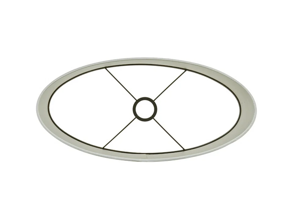 Abat-jour SAVERNA - 45x21x32cm - Blanc