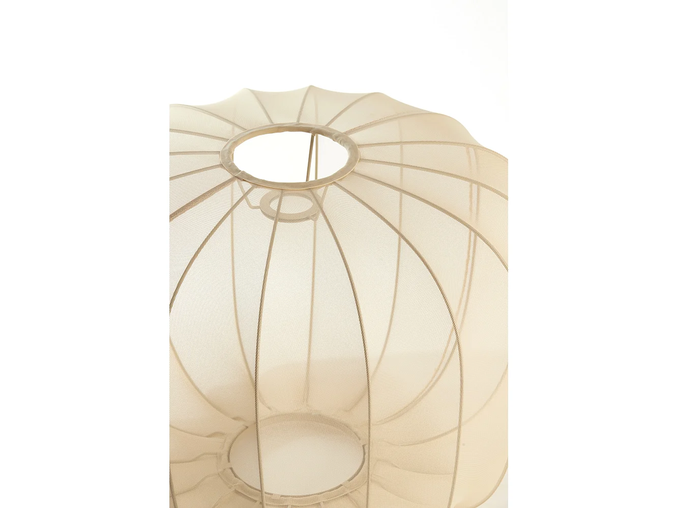 Abat-jour PLUMERIA - Ø50x37,5cm - Marron