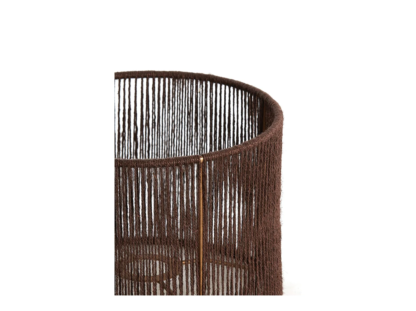 Abat-jour TOSSA - Ø35x25cm - Marron